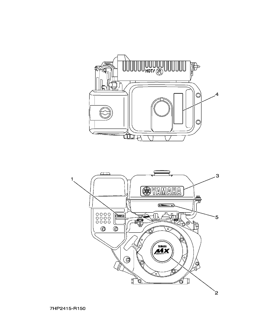 MX400AA6A0 – section 15 EMBLEM & LABEL parts diagram