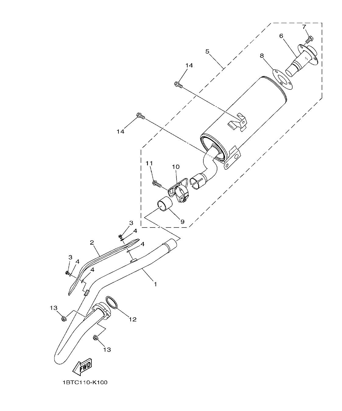 Fig. 10 – EXHAUST diagram