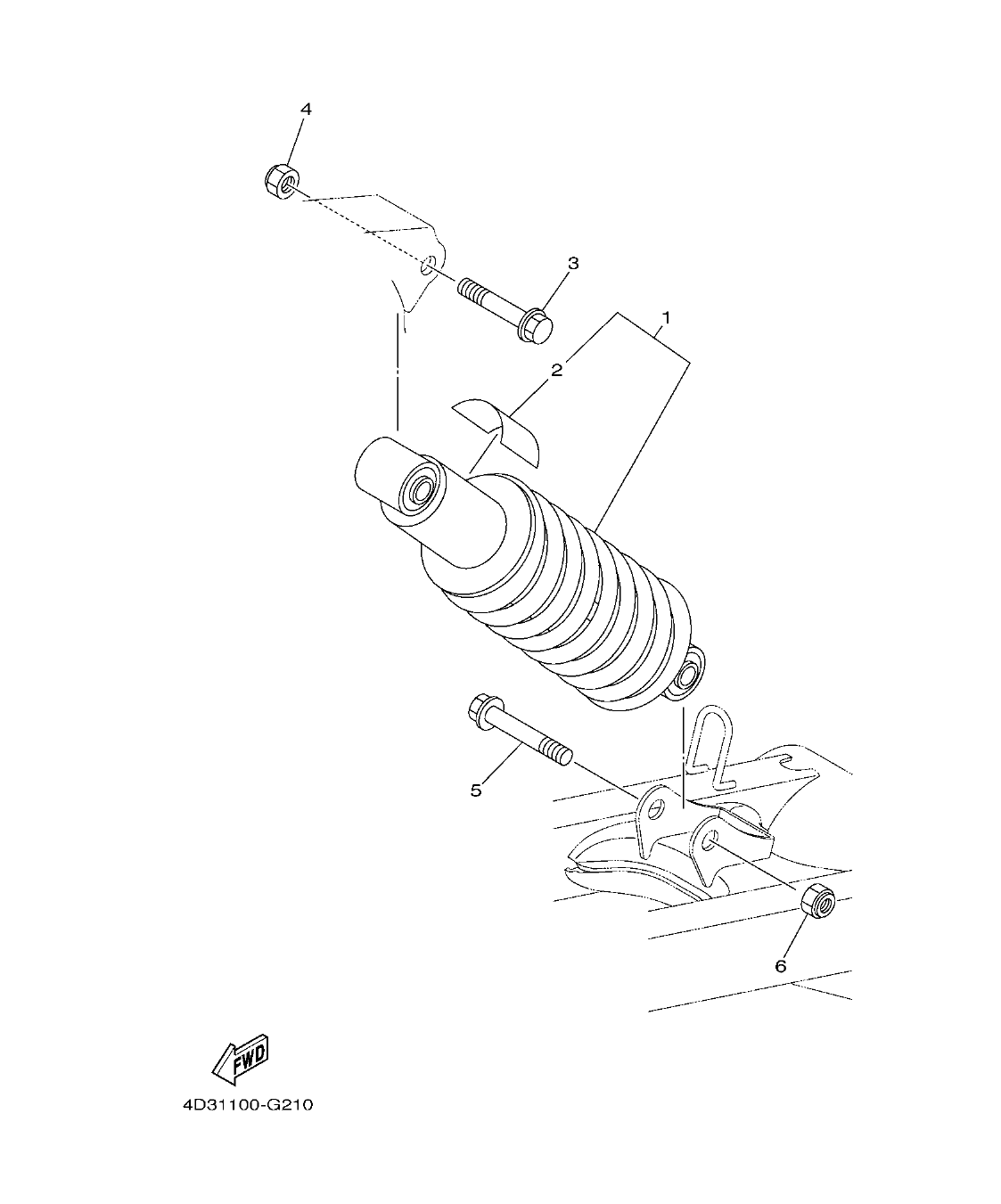 Fig. 21 – REAR SUSPENSION diagram