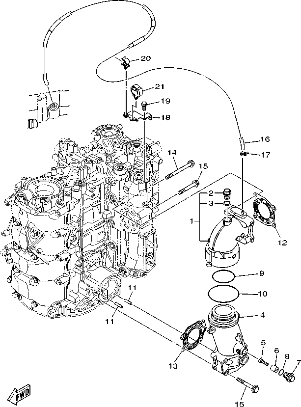 Fig. 12 – EXHAUST diagram