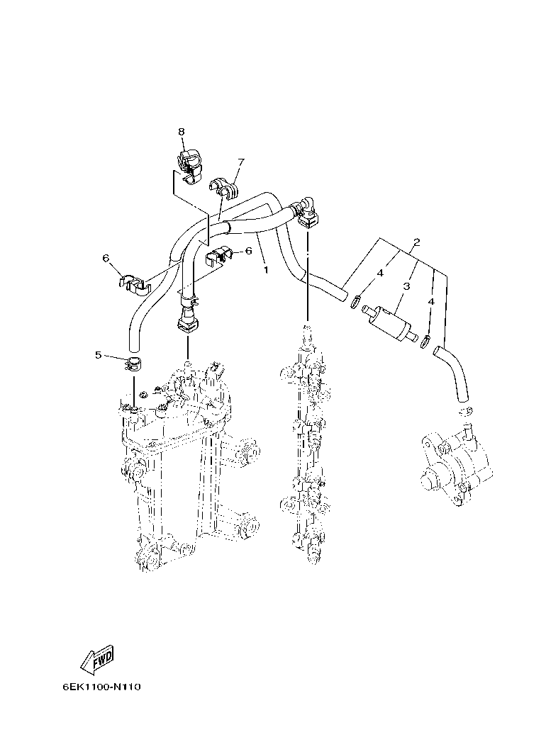 Fig. 11 – FUEL INJECTION PUMP 2 diagram
