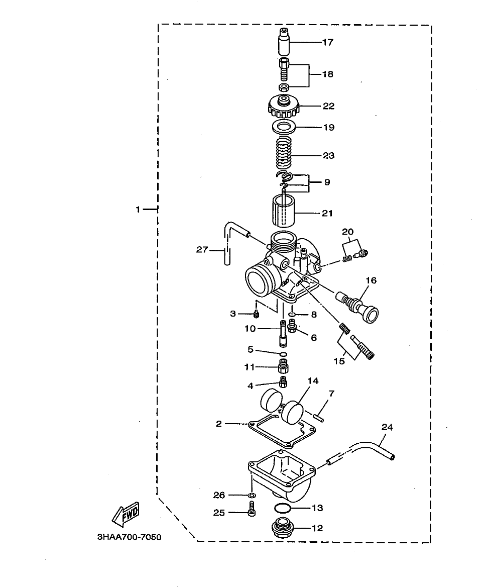 Fig. 5 – CARBURETOR diagram