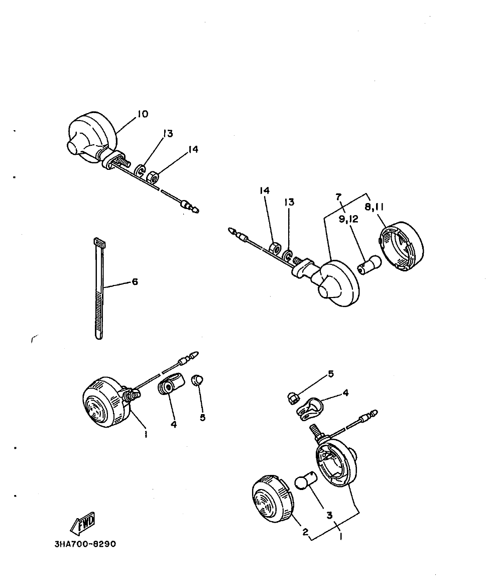 AG100 – section 29 FLASHER LIGHT parts diagram