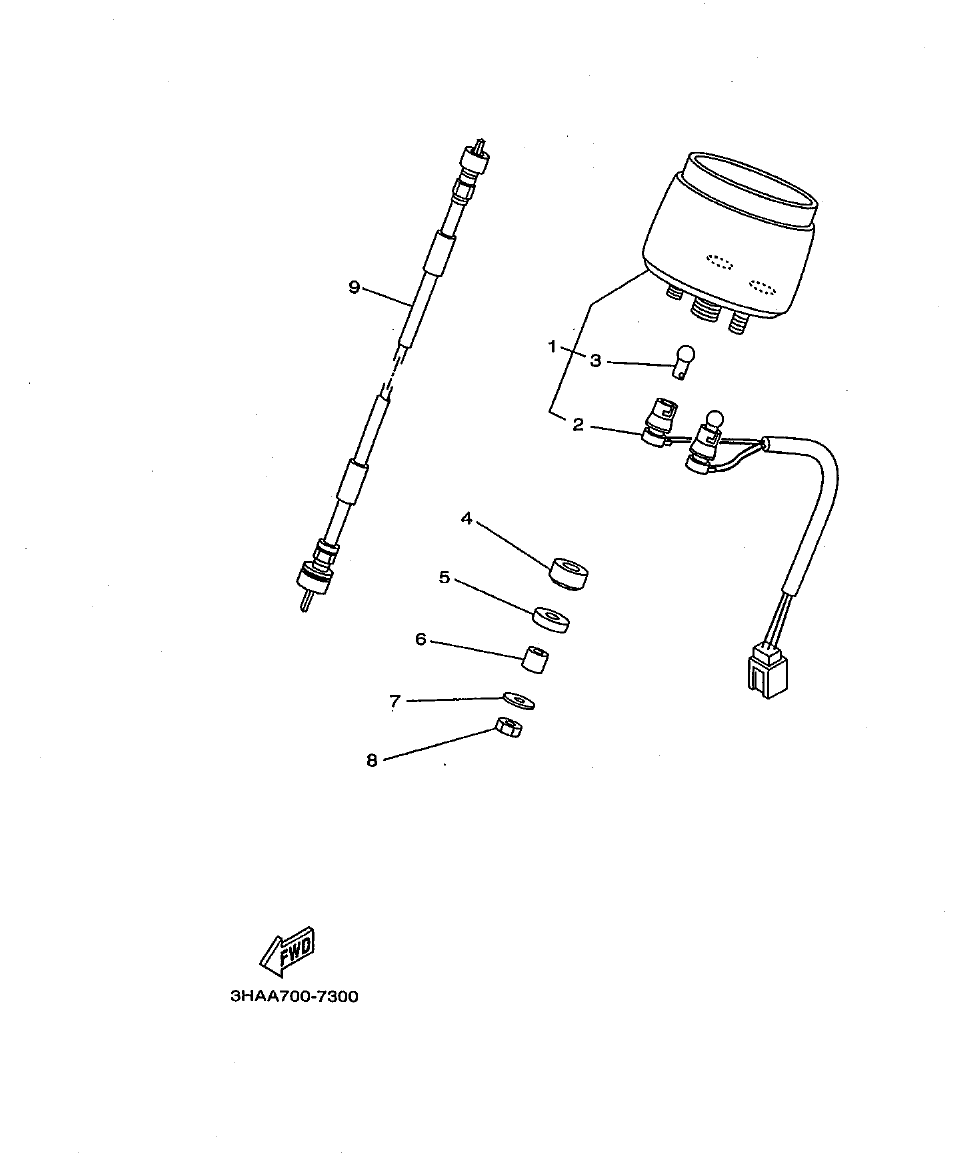 AG100 – section 30 METER parts diagram