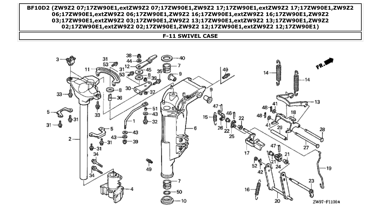 Fig. F-11 – SWIVEL CASE diagram