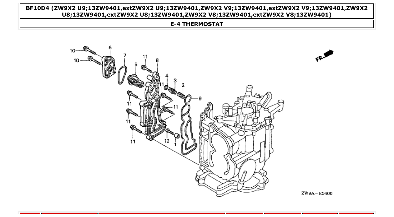 Fig. E-4 – THERMOSTAT diagram