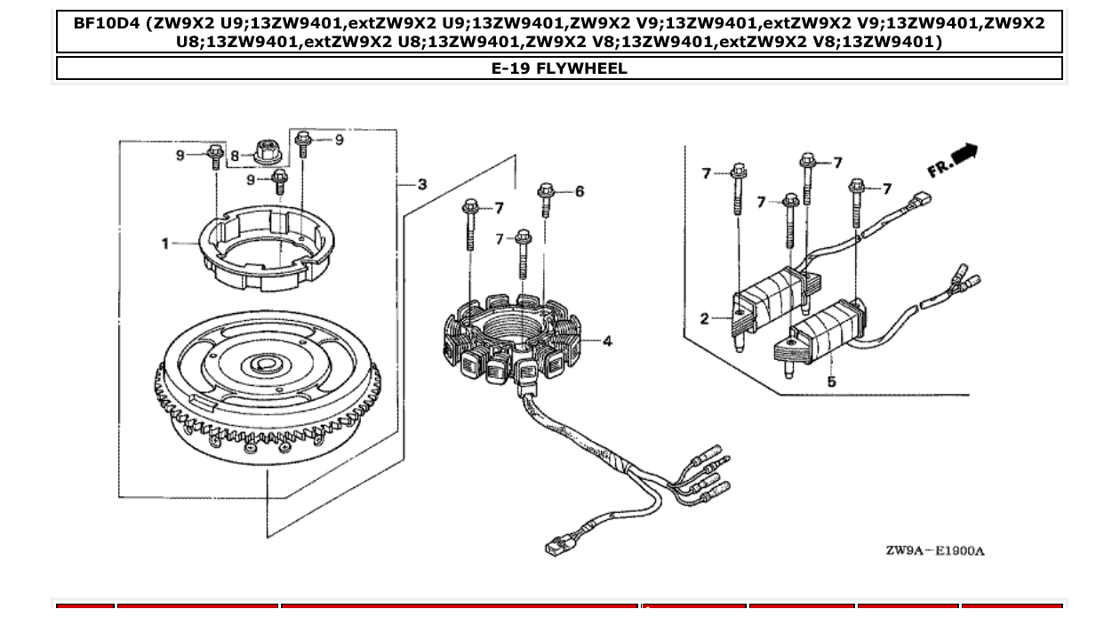 Fig. E-19 – FLYWHEEL diagram