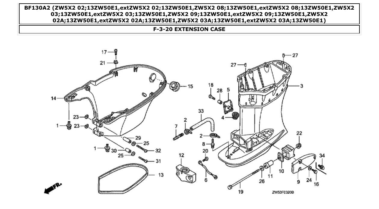 Fig. F-3-20 – EXTENSION CASE diagram