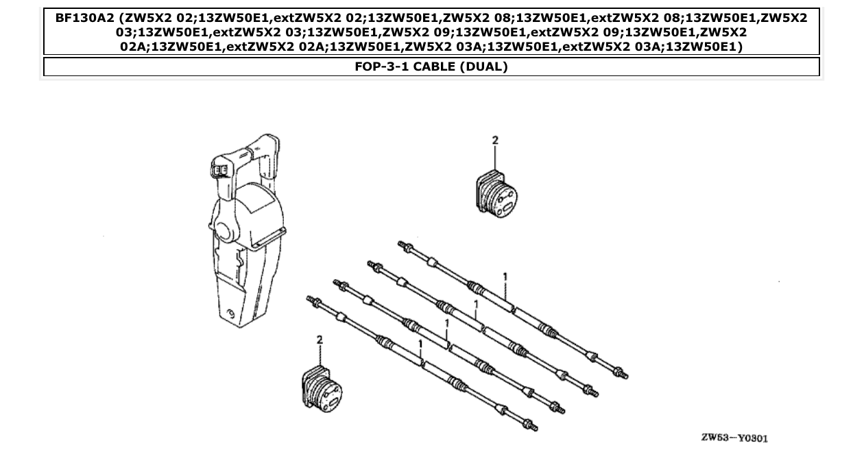 Fig. FOP-3-1 – CABLE (DUAL) diagram