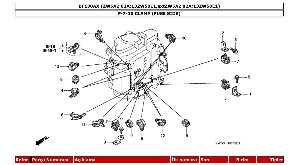 Fig. F-7-30 – CLAMP (FUSE SIDE) diagram