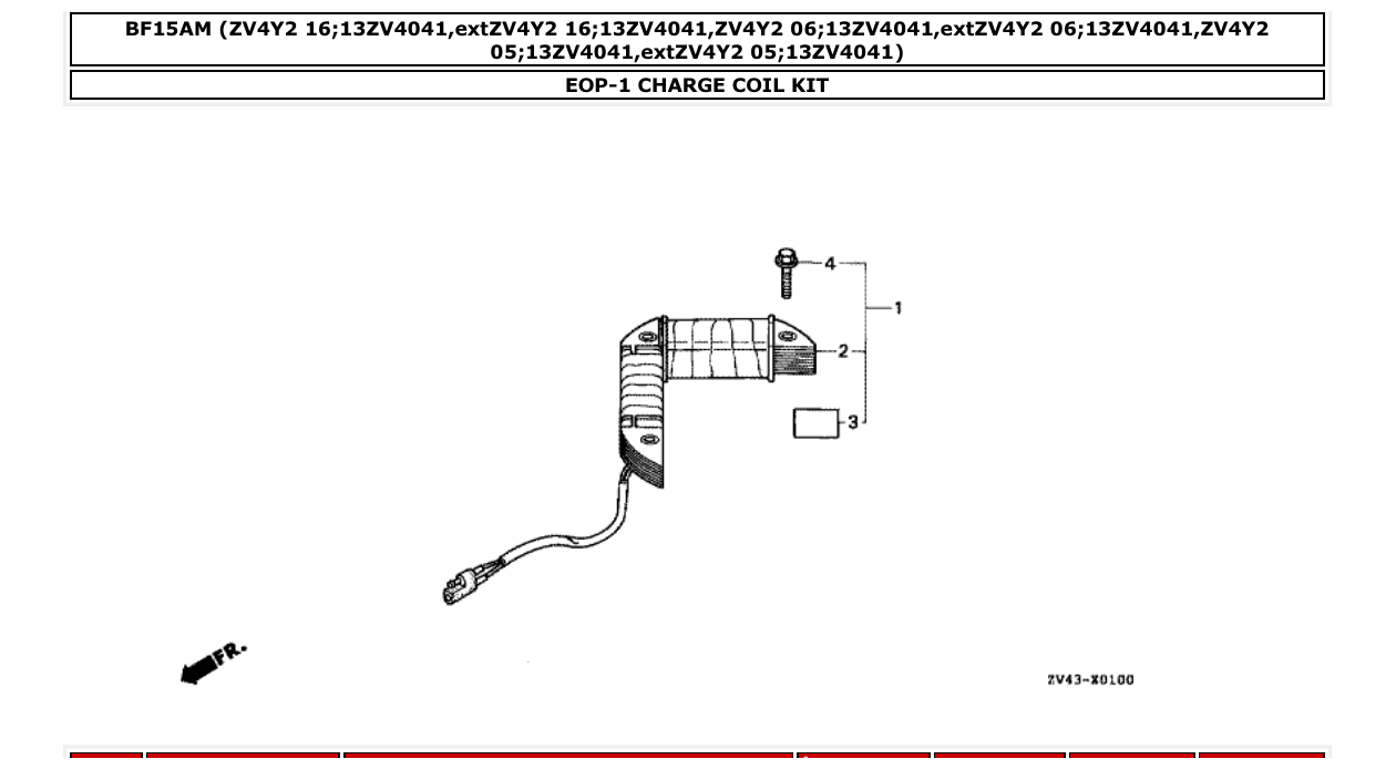 Fig. EOP-1 – CHARGE COIL KIT diagram