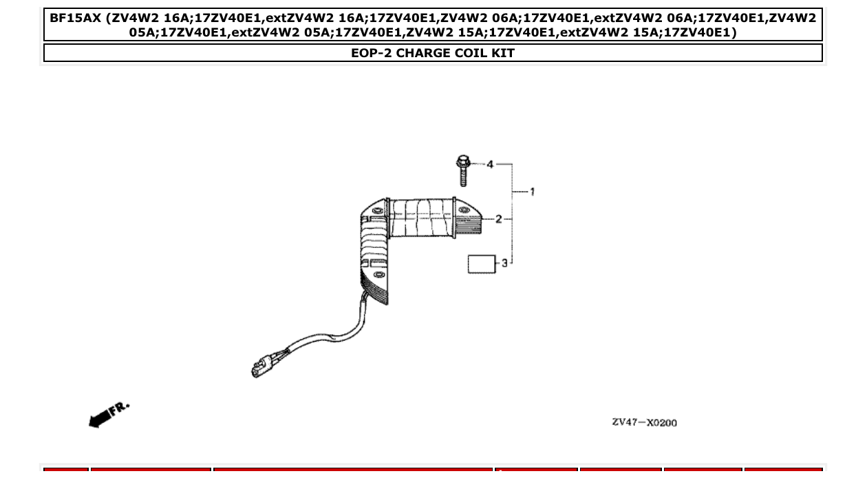 Fig. EOP-2 – CHARGE COIL KIT diagram