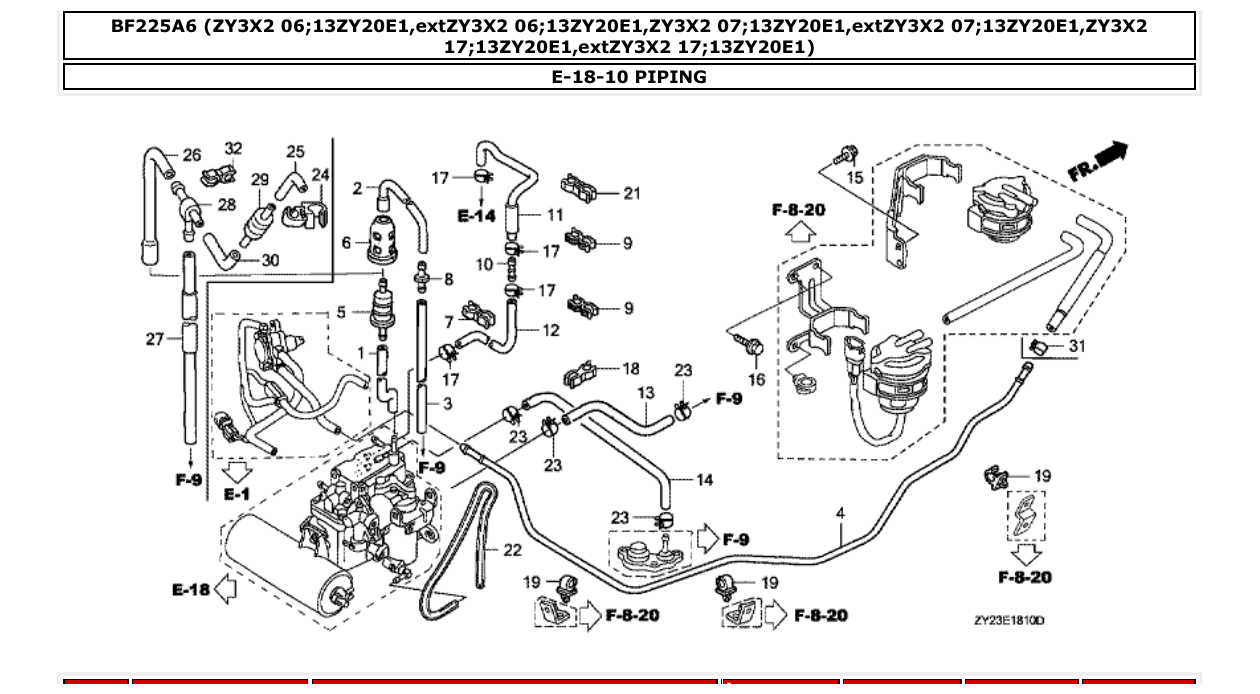 Fig. E-18-10 – PIPING diagram