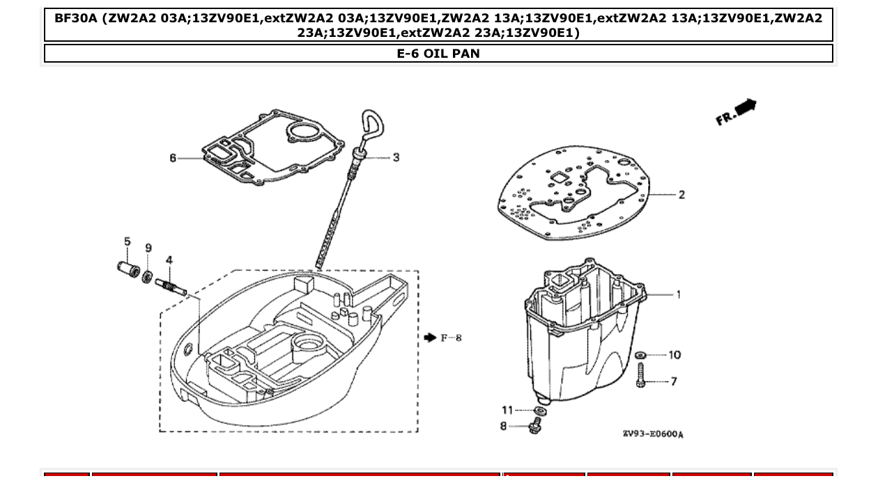 Fig. E-6 – OIL PAN diagram