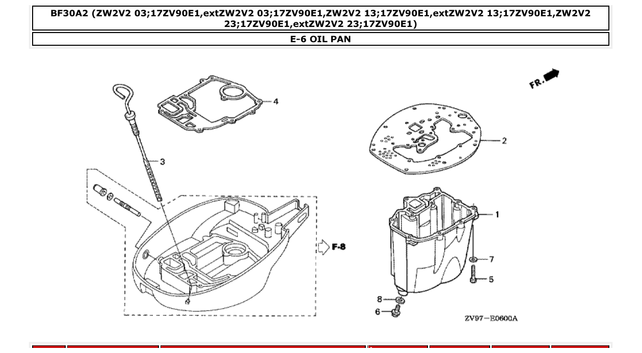 Fig. E-6 – OIL PAN diagram