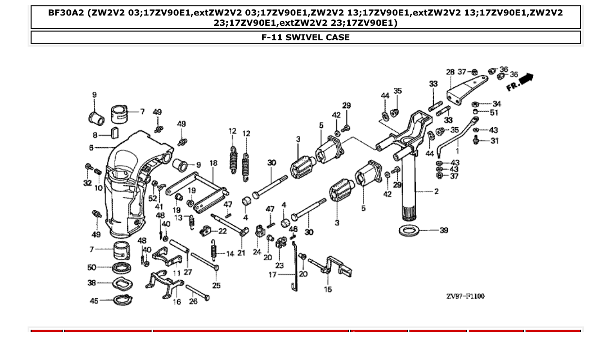 Fig. F-11 – SWIVEL CASE diagram