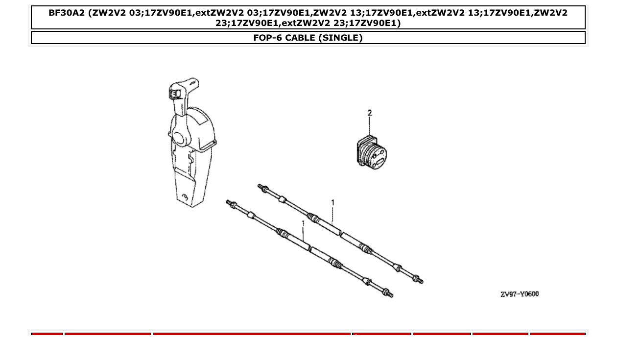 Fig. FOP-6 – CABLE (SINGLE) diagram
