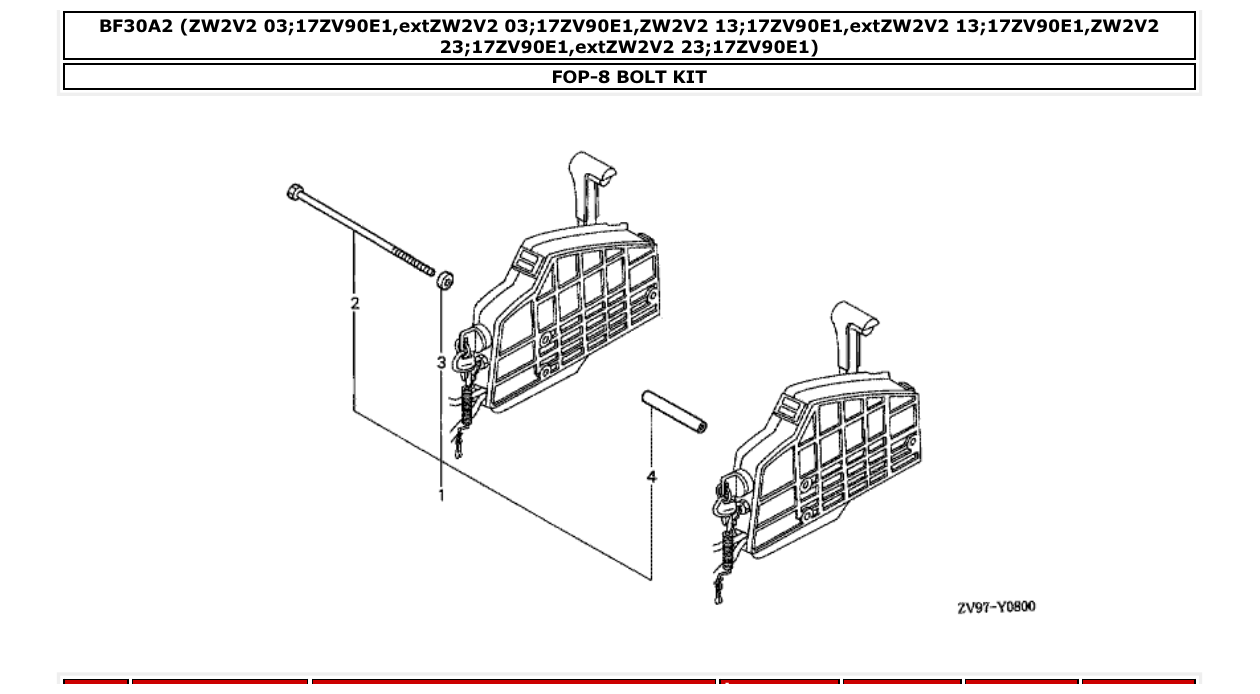 Fig. FOP-8 – BOLT KIT diagram