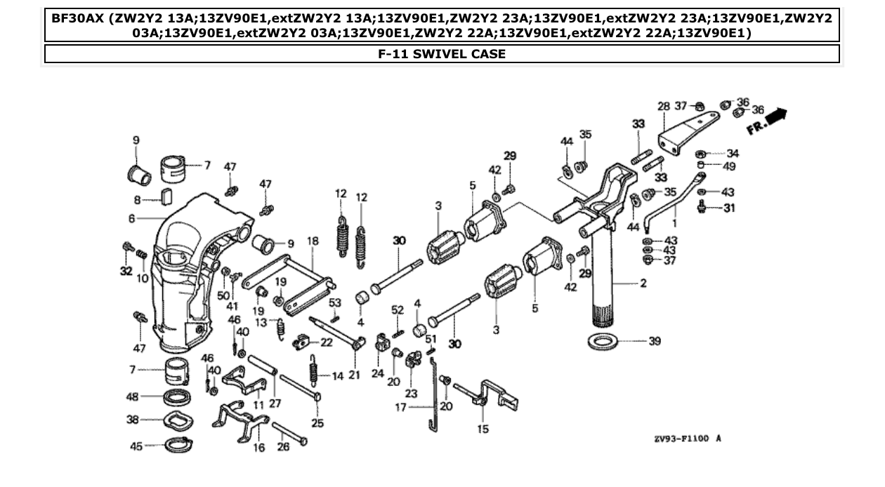 Fig. F-11 – SWIVEL CASE diagram