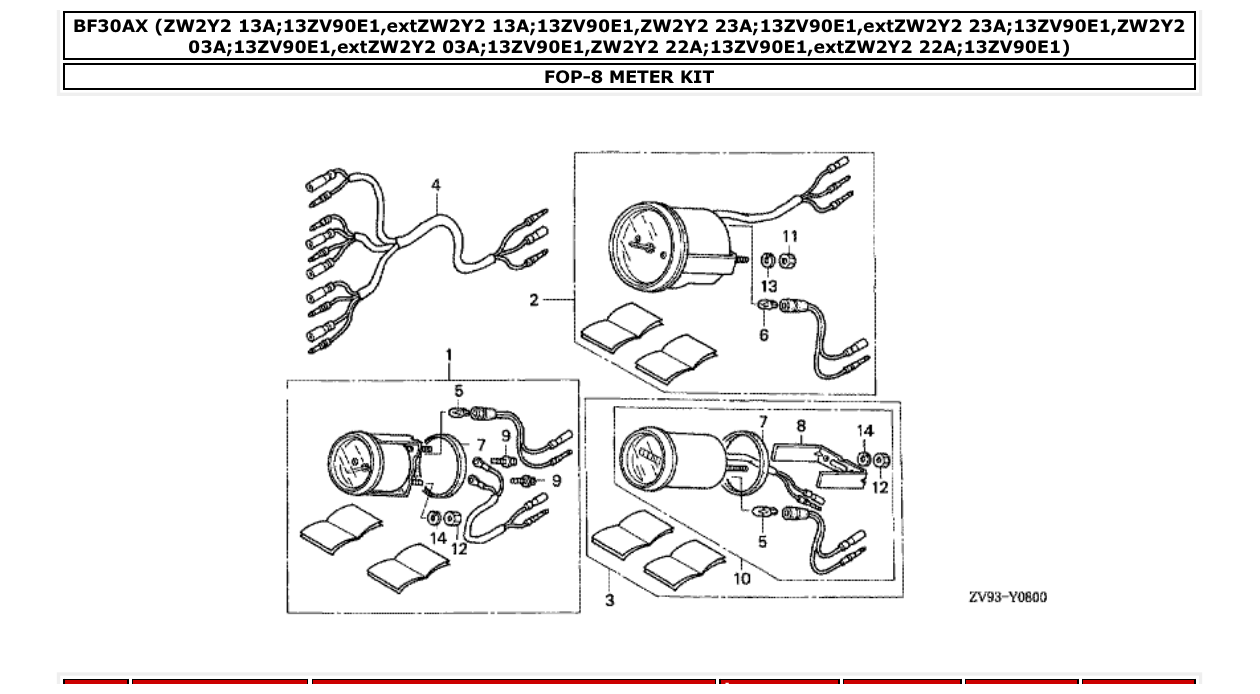 Fig. FOP-8 – METER KIT diagram