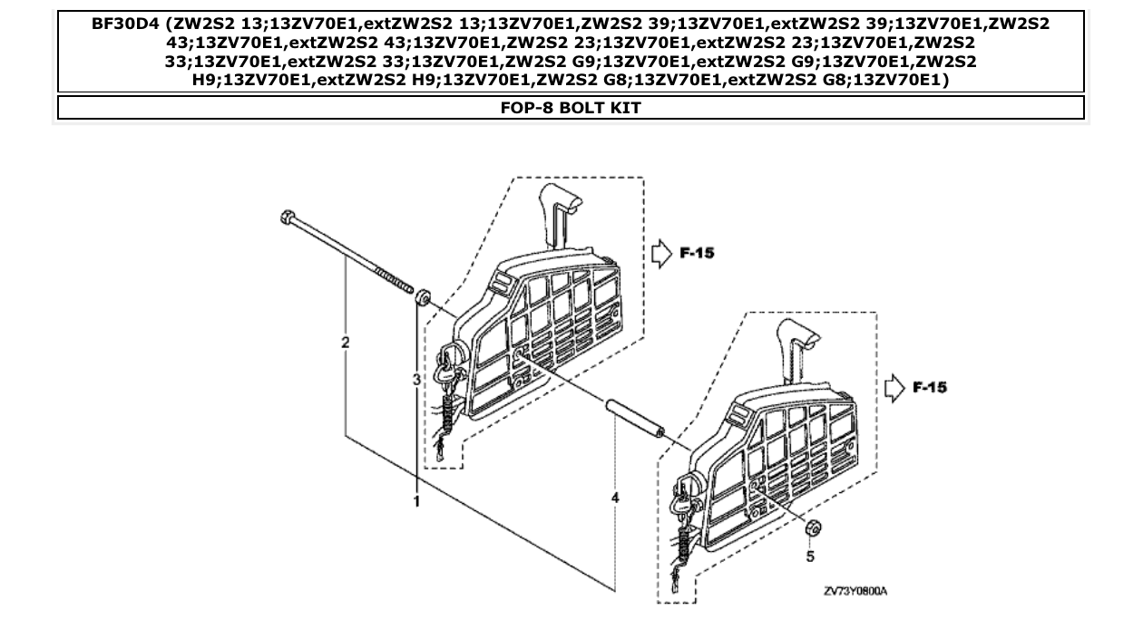 Fig. FOP-8 – BOLT KIT diagram