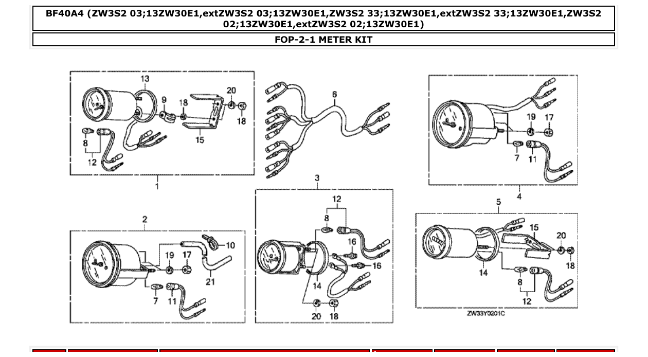 Fig. FOP-2-1 – METER KIT diagram
