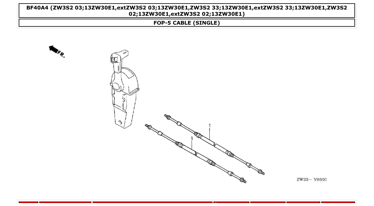 Fig. FOP-5 – CABLE (SINGLE) diagram