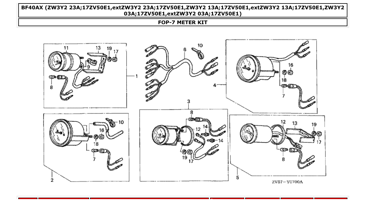 Fig. FOP-7 – METER KIT diagram