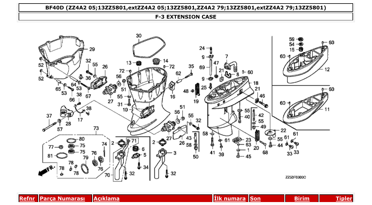 Fig. F-3 – EXTENSION CASE diagram