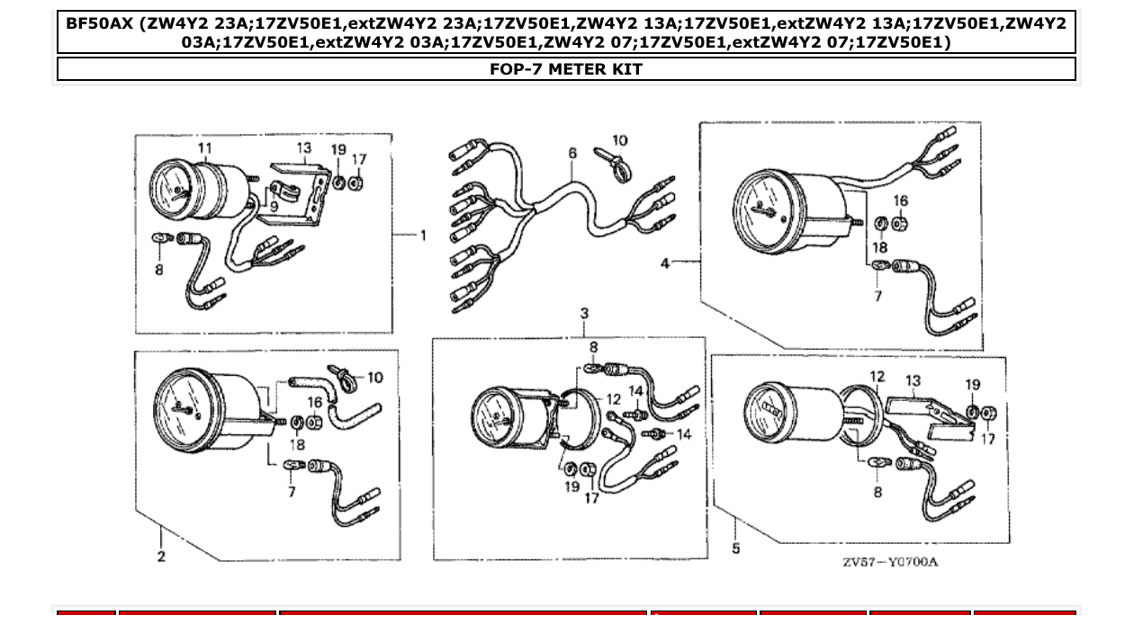Fig. FOP-7 – METER KIT diagram