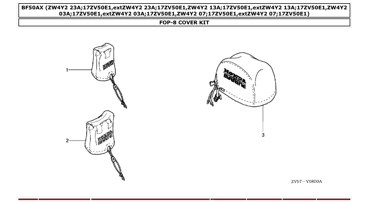 Fig. FOP-8 – COVER KIT diagram
