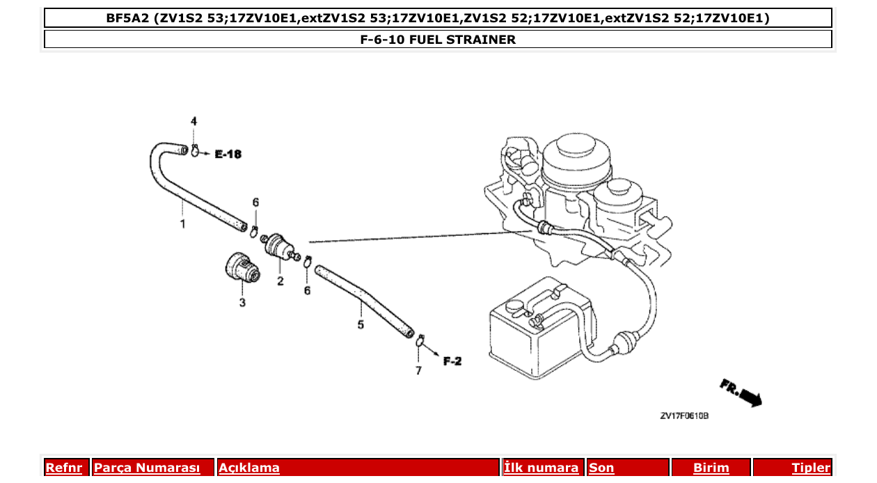 Fig. F-6-10 – FUEL STRAINER diagram