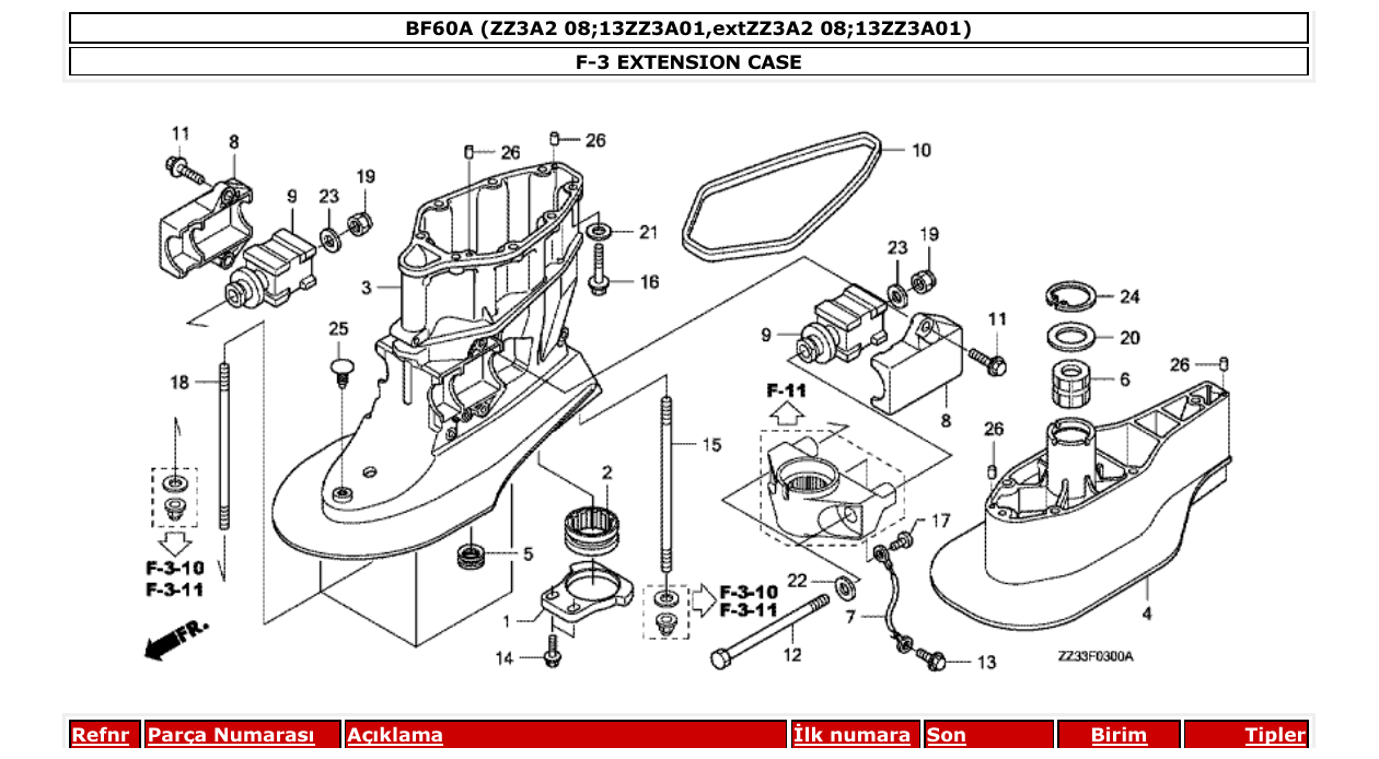 Fig. F-3 – EXTENSION CASE diagram