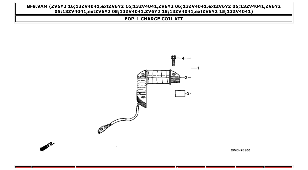Fig. EOP-1 – CHARGE COIL KIT diagram