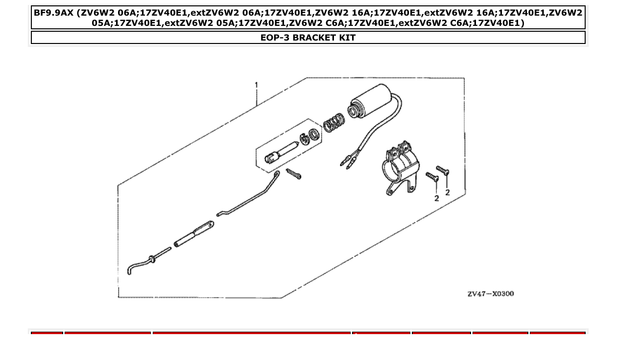 Fig. EOP-3 – BRACKET KIT diagram