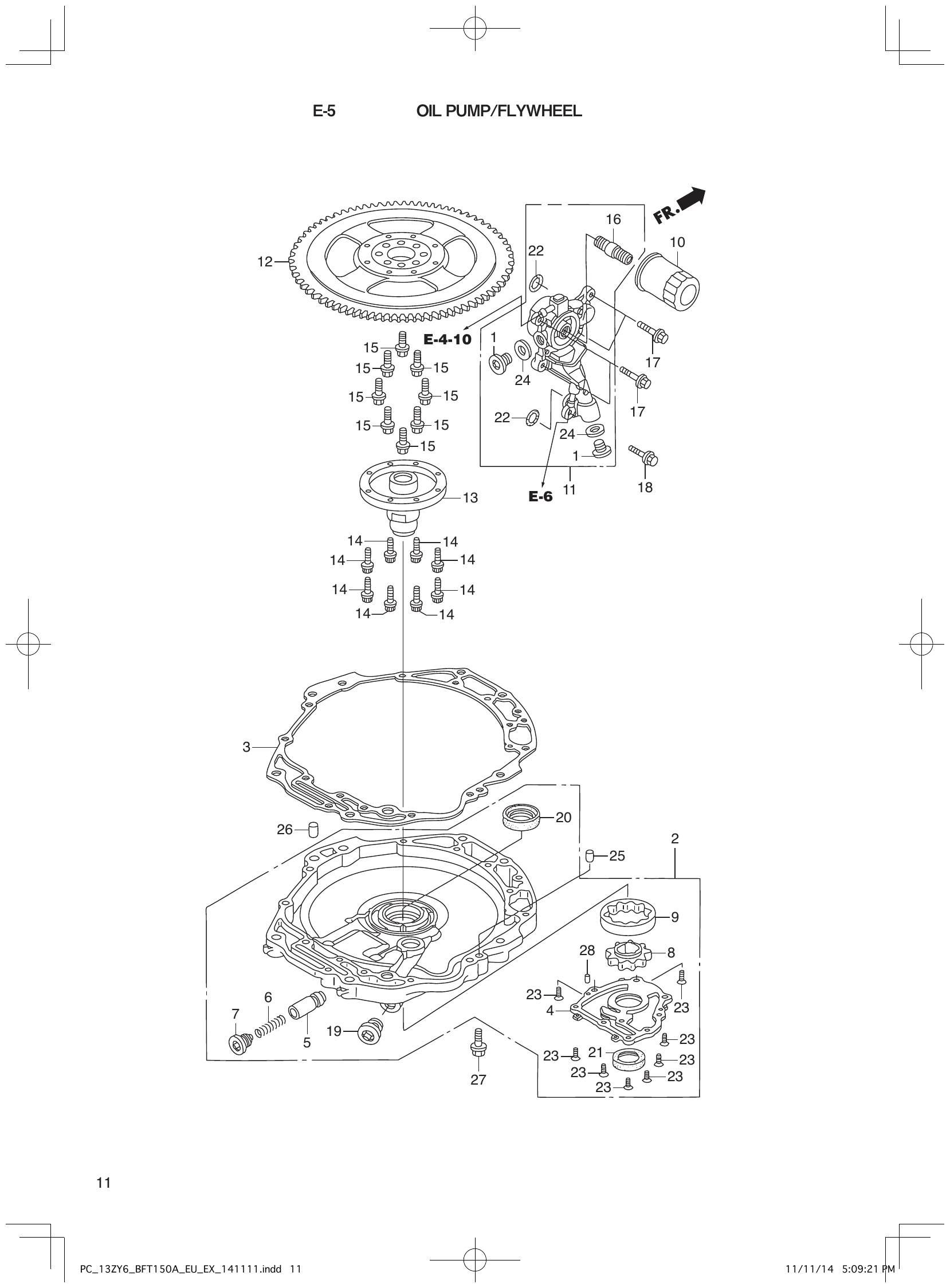 BFT150A – section E-4-10 Section_E-4-10 parts diagram