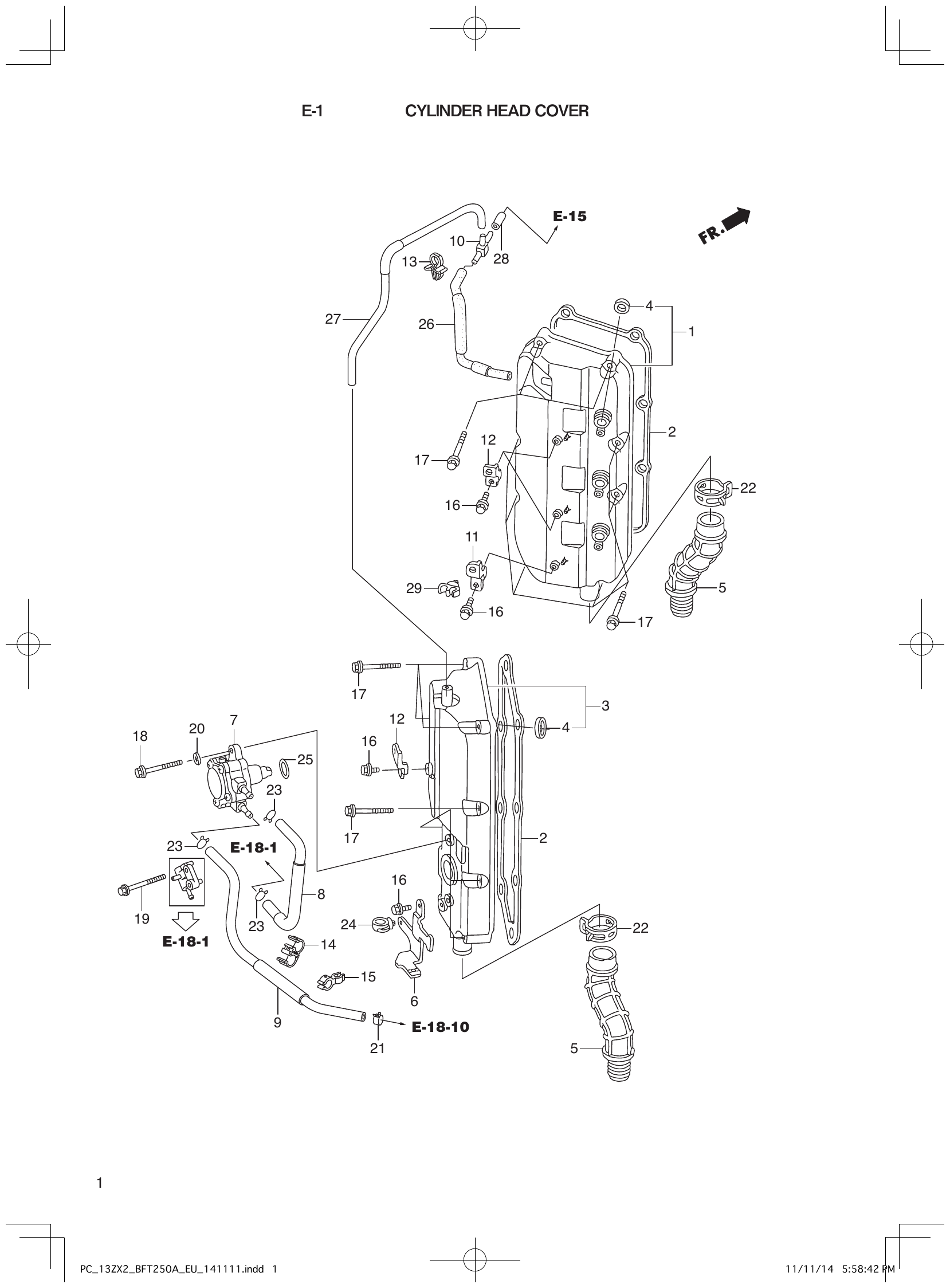 Fig. E-15 – Section_E-15 diagram