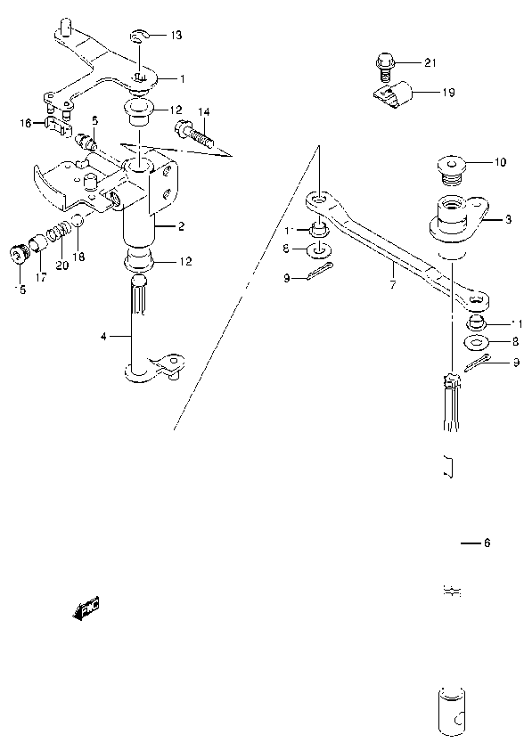 DF140A – section 18 OIL PAN parts diagram