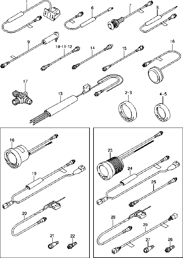 DF140A – section 53 OPT:GASKET SET parts diagram
