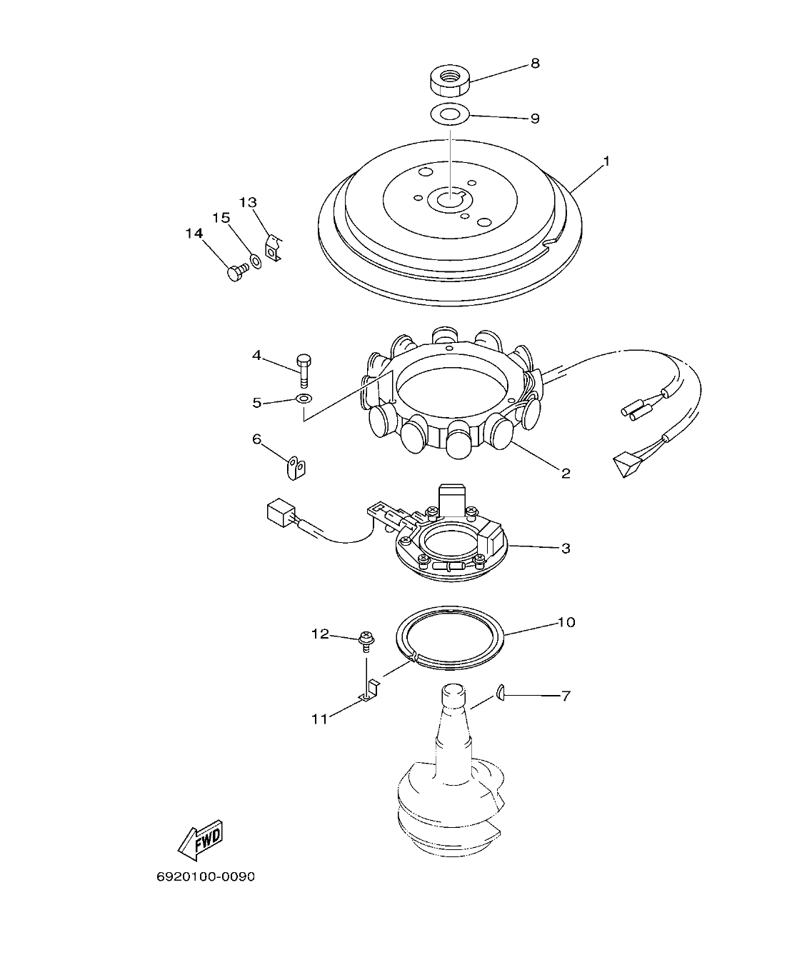 Fig. 8 – GENERATOR GENERADOR diagram