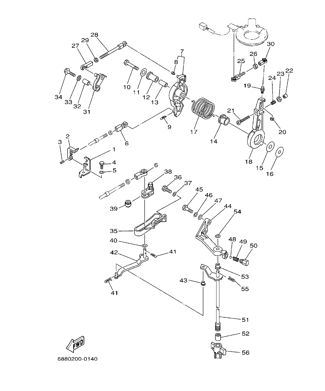 E60J'04 – section 12 CONTROL CONTROL parts diagram