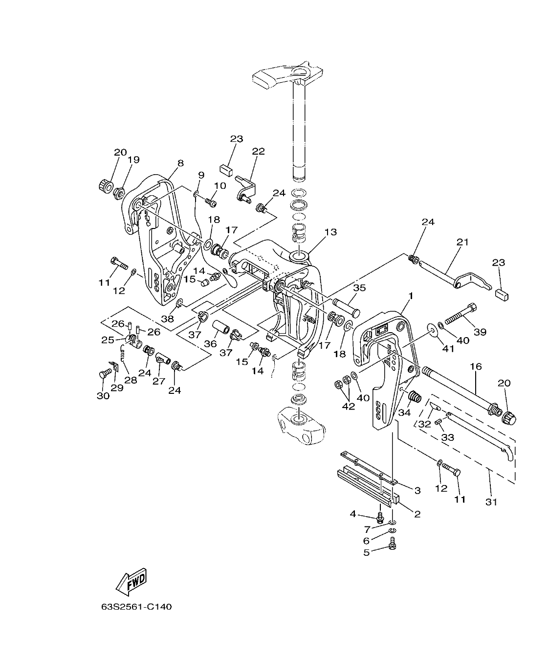 Fig. 13 – BRACKET 1 SOPORTE 1 diagram