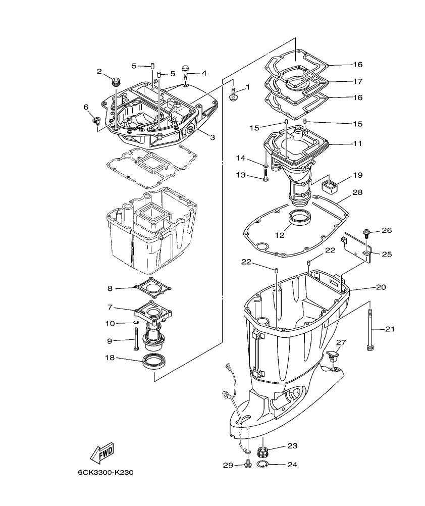 Fig. 23 – UPPER CASING