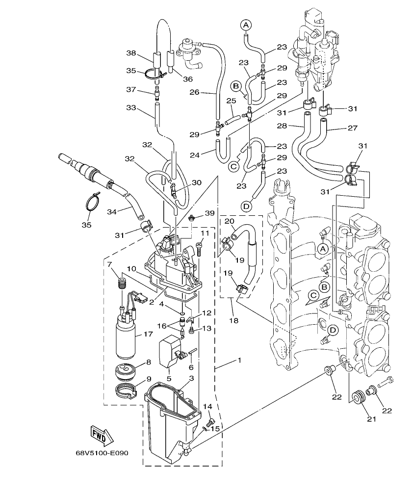 Fig. 9 – FUEL INJECTION PUMP