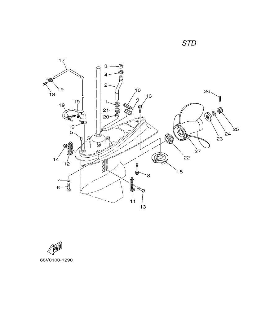 Fig. 26 – LOWER CASING & DRIVE 2