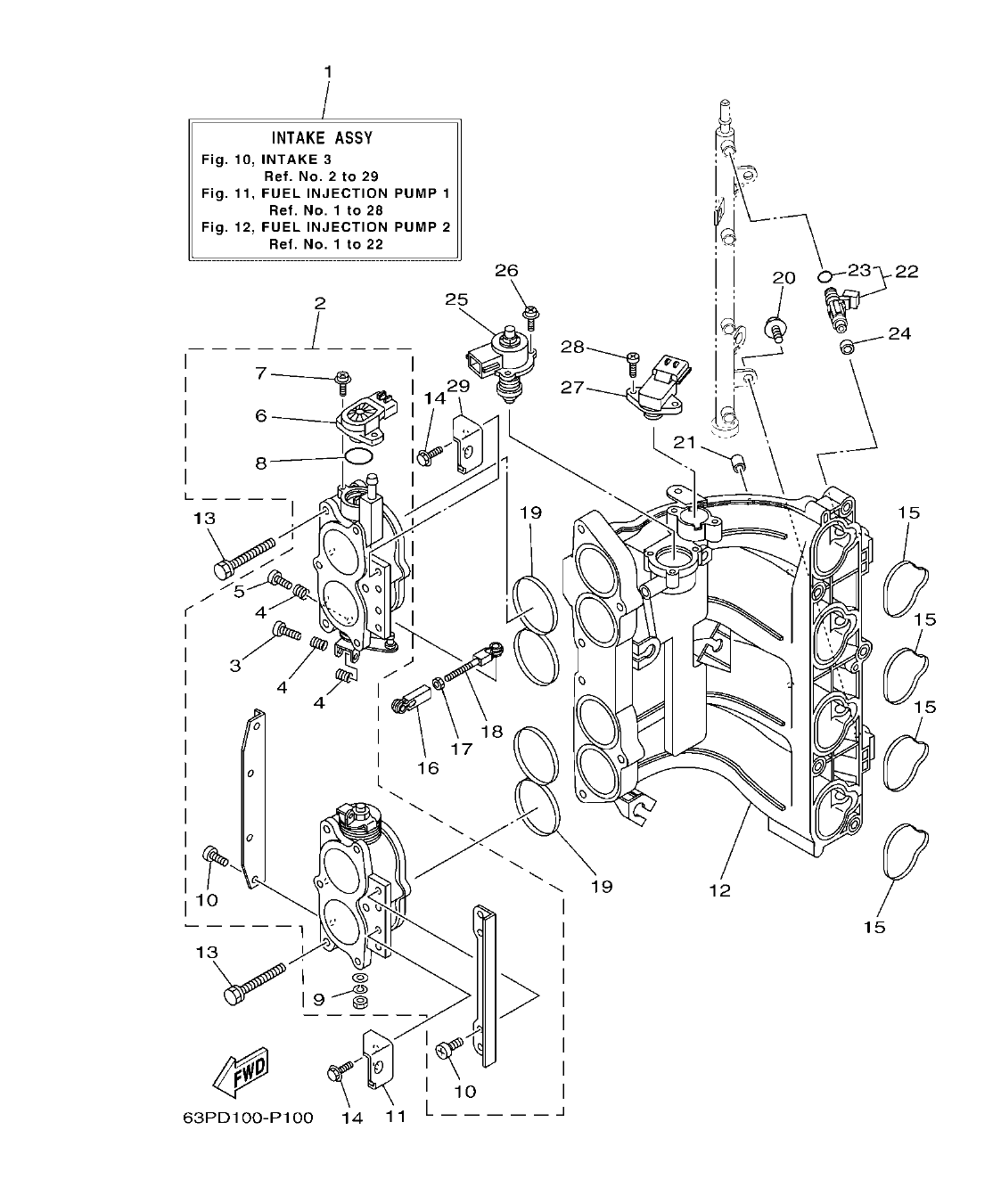 Fig. 10 – INTAKE 3 ADMISION 3 diagram