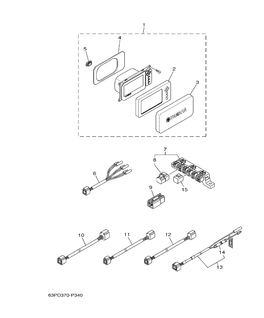Fig. 43 – OPTIONAL PARTS 2 PARTES OPCIONALES 2 diagram