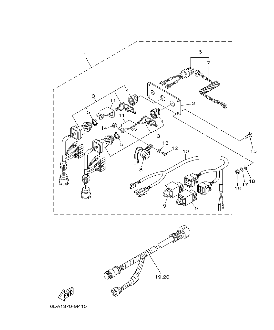 Fig. 47 – OPTIONAL PARTS 6 PARTES OPCIONALES 6 diagram
