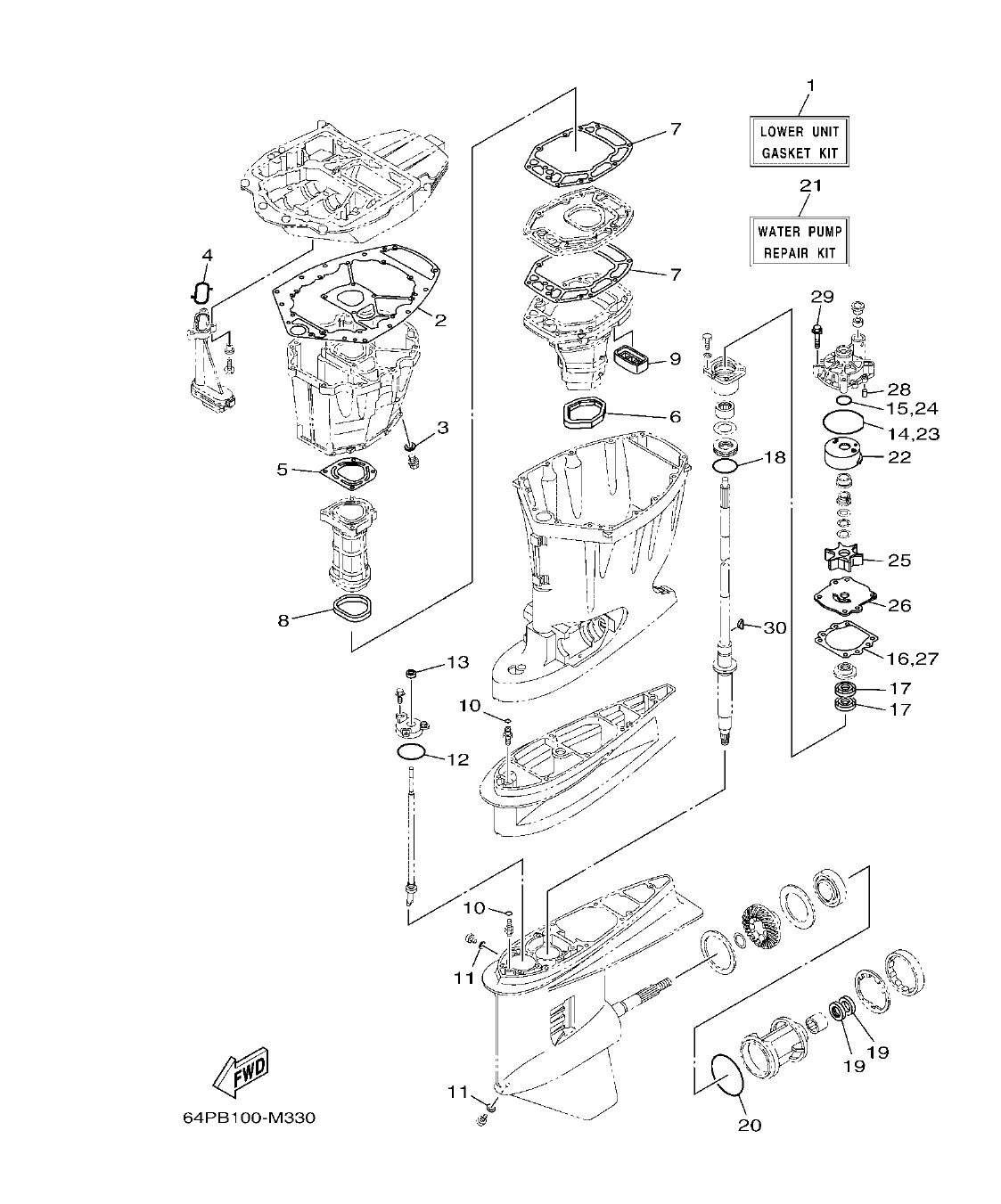 Fig. 49 – REPAIR KIT 2 ESTUCHE REPARATION 2 diagram