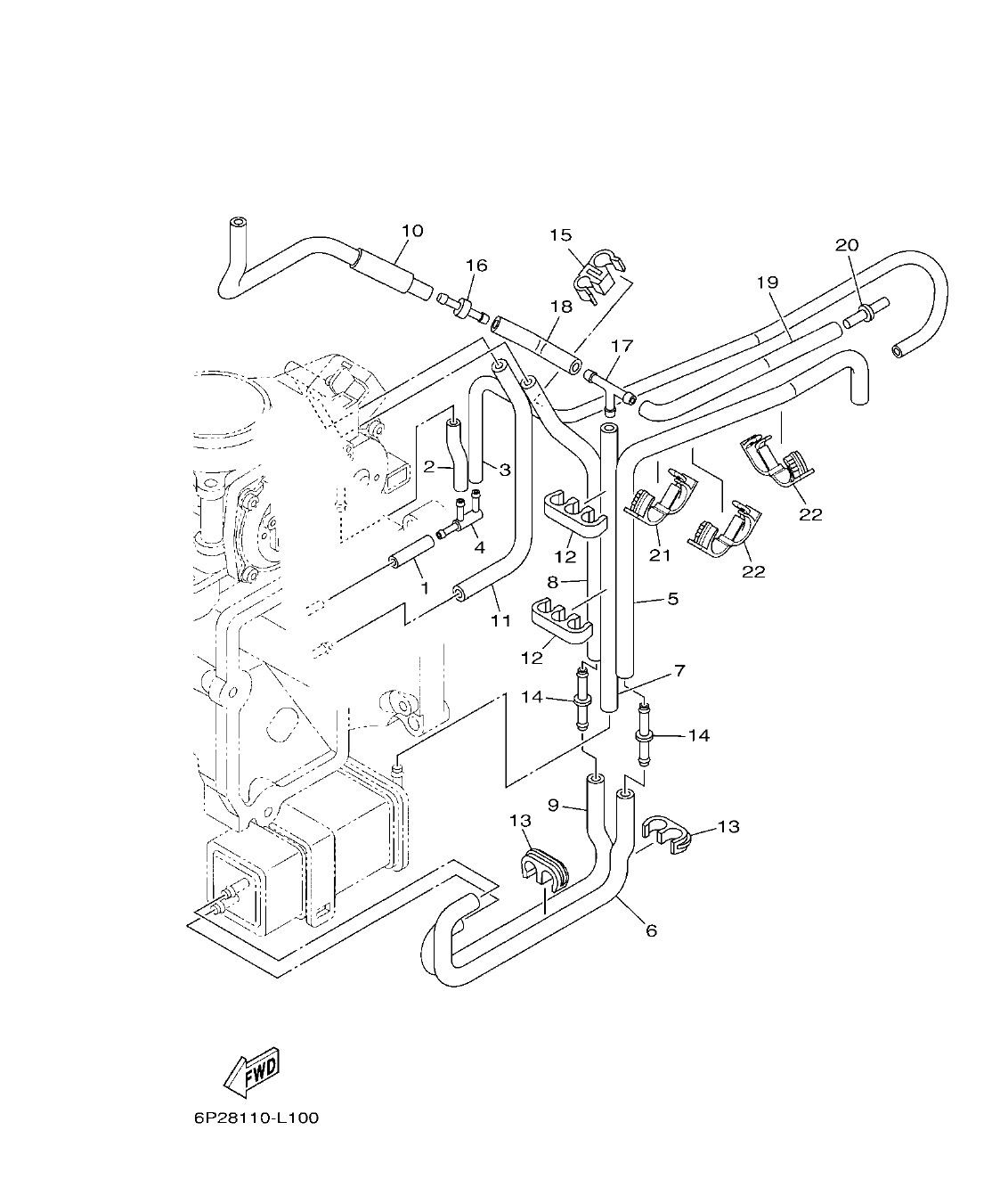 F200BET'19 – section 11 THROTTLE BODY ASSY 2 CAJA DE ACELERADOR COMPL 2 parts diagram